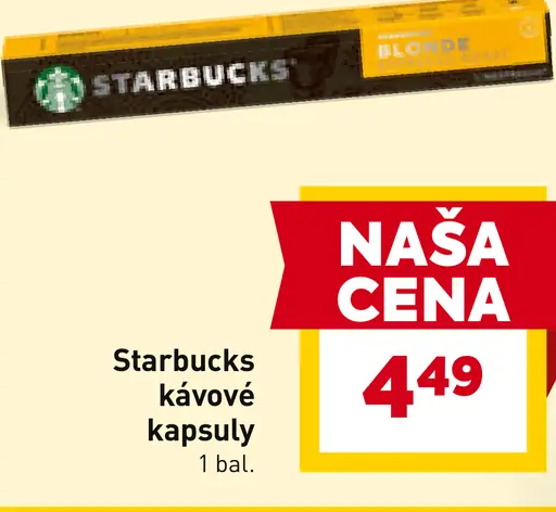 Starbucks Nespresso kávové kapsuly