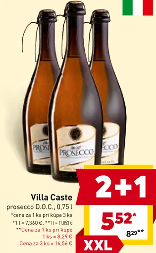 Villa Caste prosecco D.O.C.