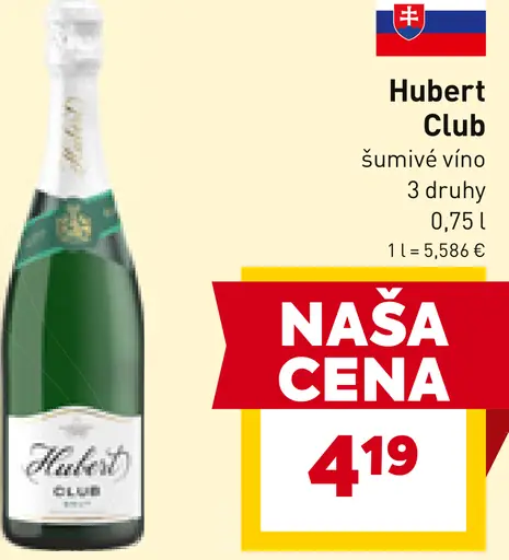 Hubert Club Šumivé víno
