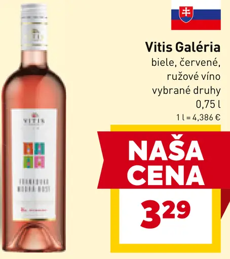 Vitis Galéria víno