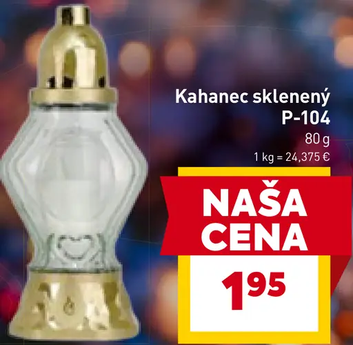 Kahanec sklenený P-104