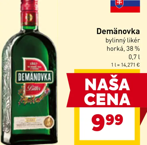 Demanovka bylinný likér