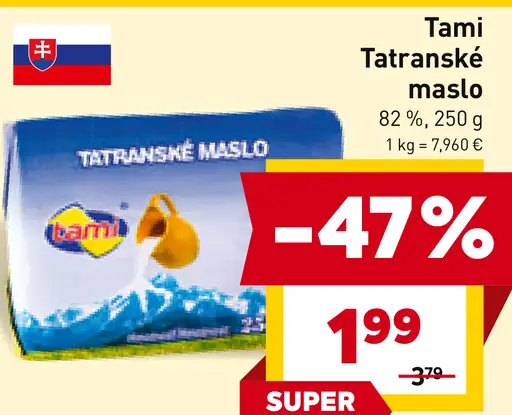 Tami Tatranské maslo