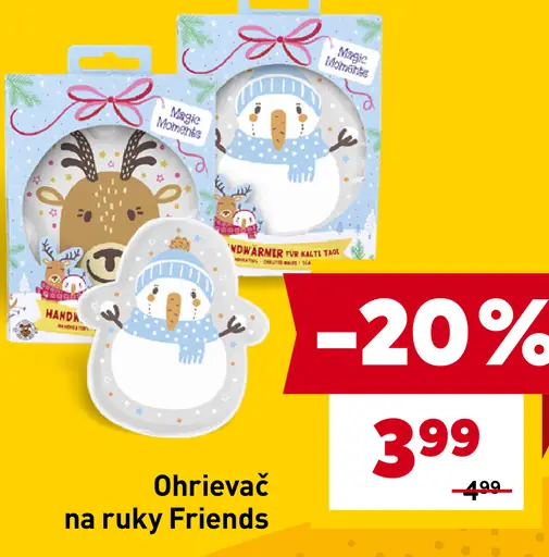 Ohreváč na ruky Friends