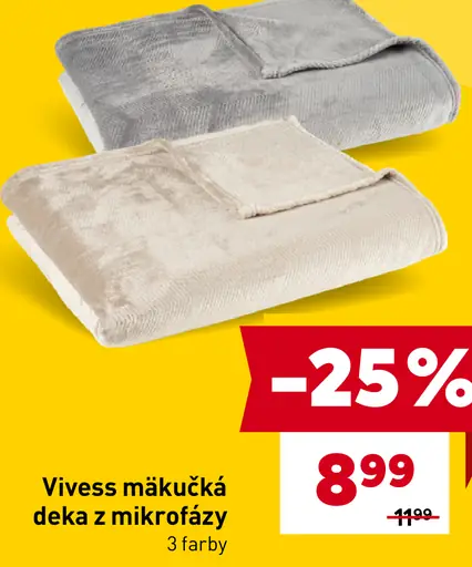 Vivess mäkučká deka z mikrovlákna