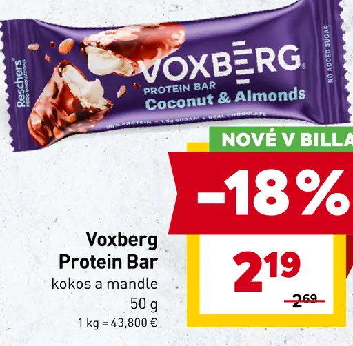 Voxberg Protein Bar kokos a mandle