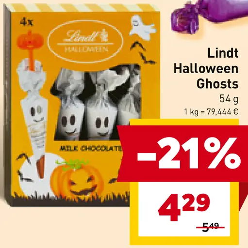 Lindt Halloween Ghosts