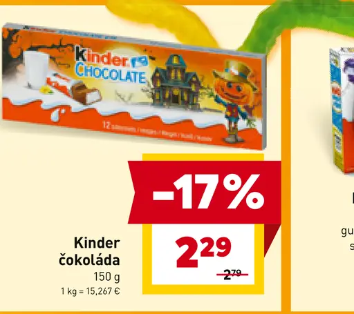 Kinder čokoláda
