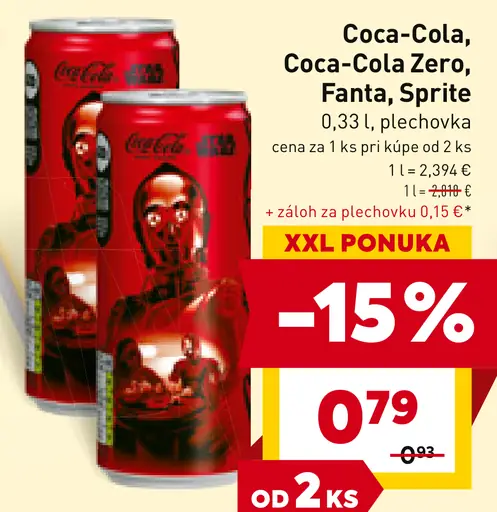 Coca-Cola, Coca-Cola Zero, Sprite, Fanta