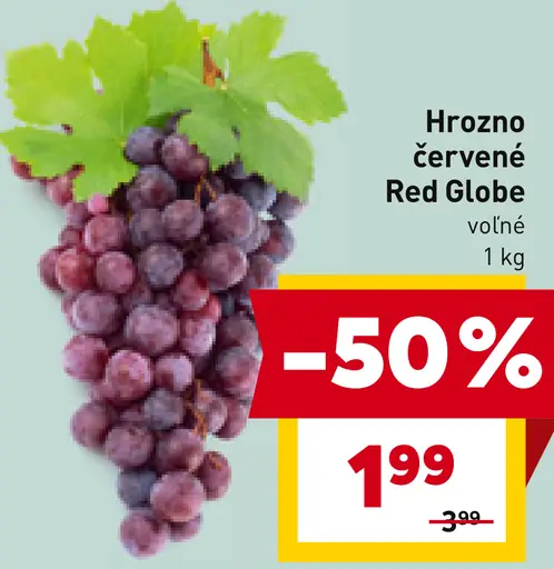 Hrozno červené Red Globe