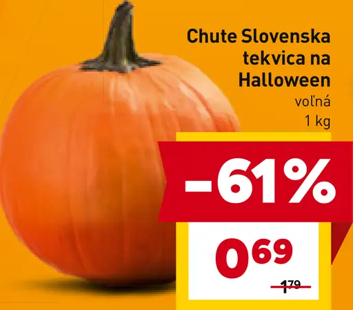 Chute Slovenska tekvica na Halloween