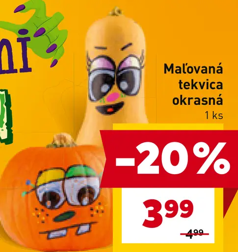 Maľovaná tekvica okrasná