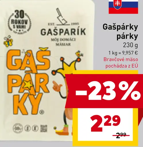 Gašpárky párky