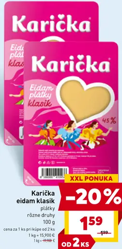 Karička eidam klasik plátky