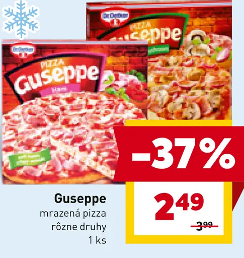 Guseppe mrazená pizza