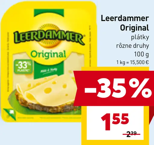 Leerdammer Original plátky