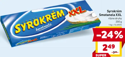 Syrökrém Smotanela XXL