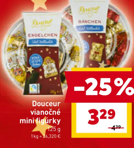 Douceur vianočné minifigúrky