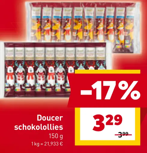 Douceur schokolollies
