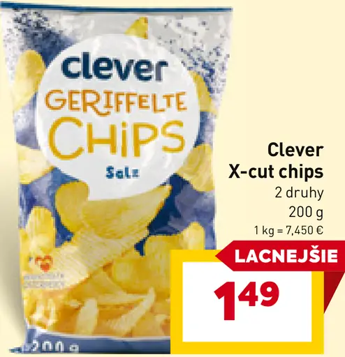 Clever X-cut chips