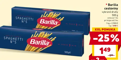 Barilla cestoviny