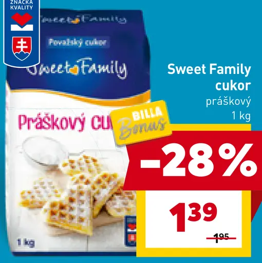 Sweet Family Práškový cukor