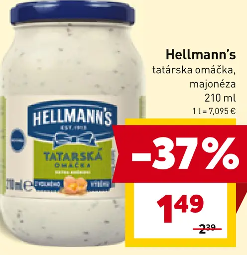 Hellmann's Tatárska omáčka/Majonéza