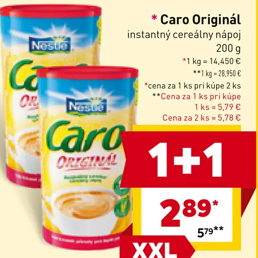 Caro originál instantný cereálny nápoj