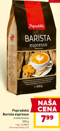 Popradská Barista espresso