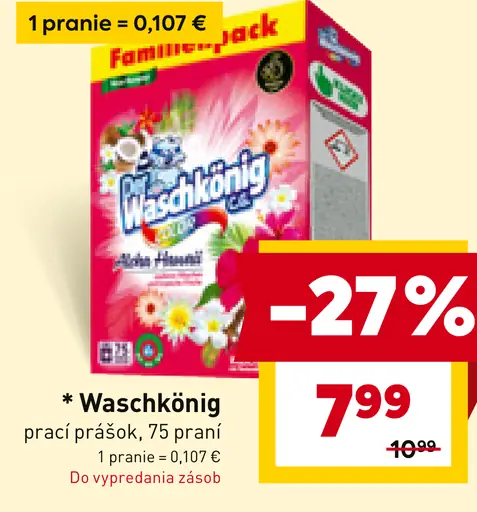 Waschkönig prací gél