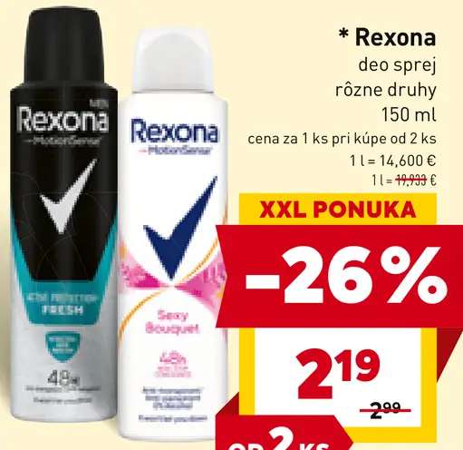 Rexona deodorant