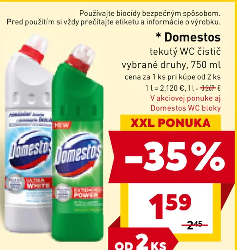 Domestos WC čistič