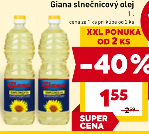 Giana Slnečnicový olej