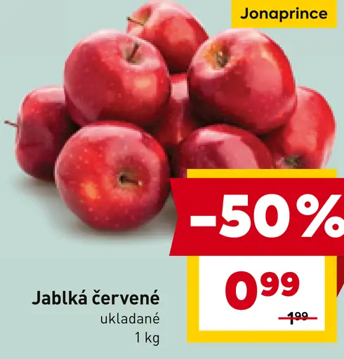 Jablká červené