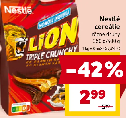 Nestlé cereálie