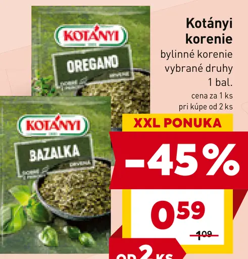 Kotányi Korenie