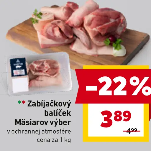 Zabíjačkový balíček Mäsiarov výber