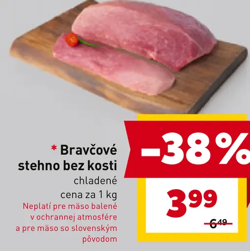 Bravčové stehno bez kosti