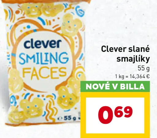 Clever slané smajlíky
