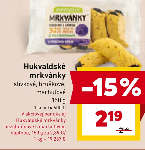 Hukvaldské mrkvánky slivkové, hruškové, marhuľové