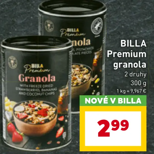 BILLA Premium granola