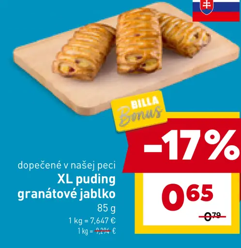 XL puding granátové jablko
