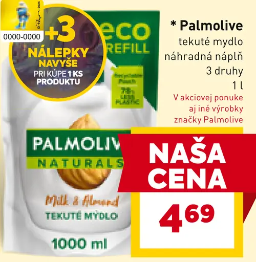 Palmolive tekuté mydlo náplň