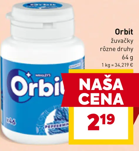 Orbit žuvačky