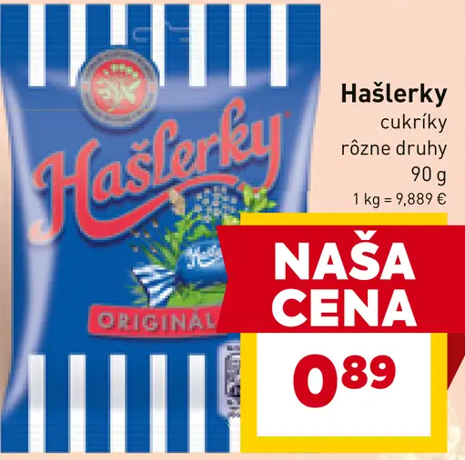 Hašlerky cukríky