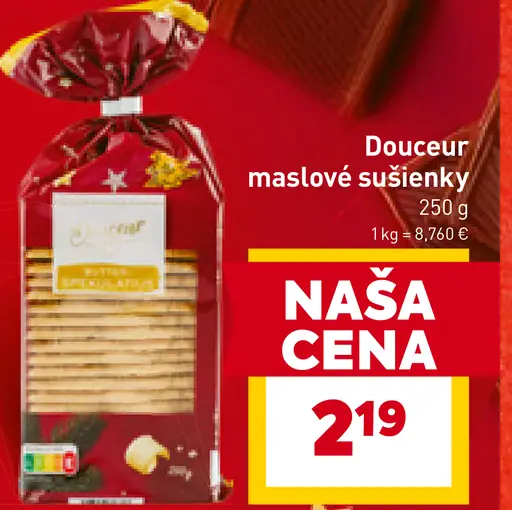 Douceur maslové sušienky