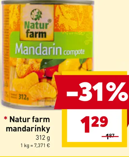 Natur farm mandarínky
