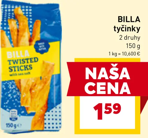 BILLA tyčinky
