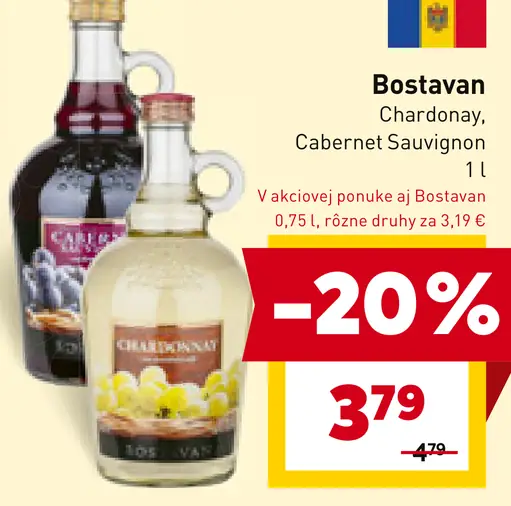 Bostavan Chardonnay Cabernet Sauvignon
