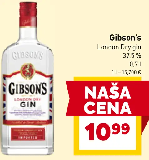 Gibson’s London dry gin